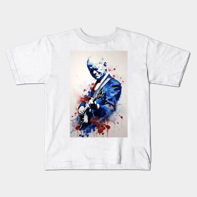 Dwight Eisenhower Shredding Kids T-Shirt by TortillaChief